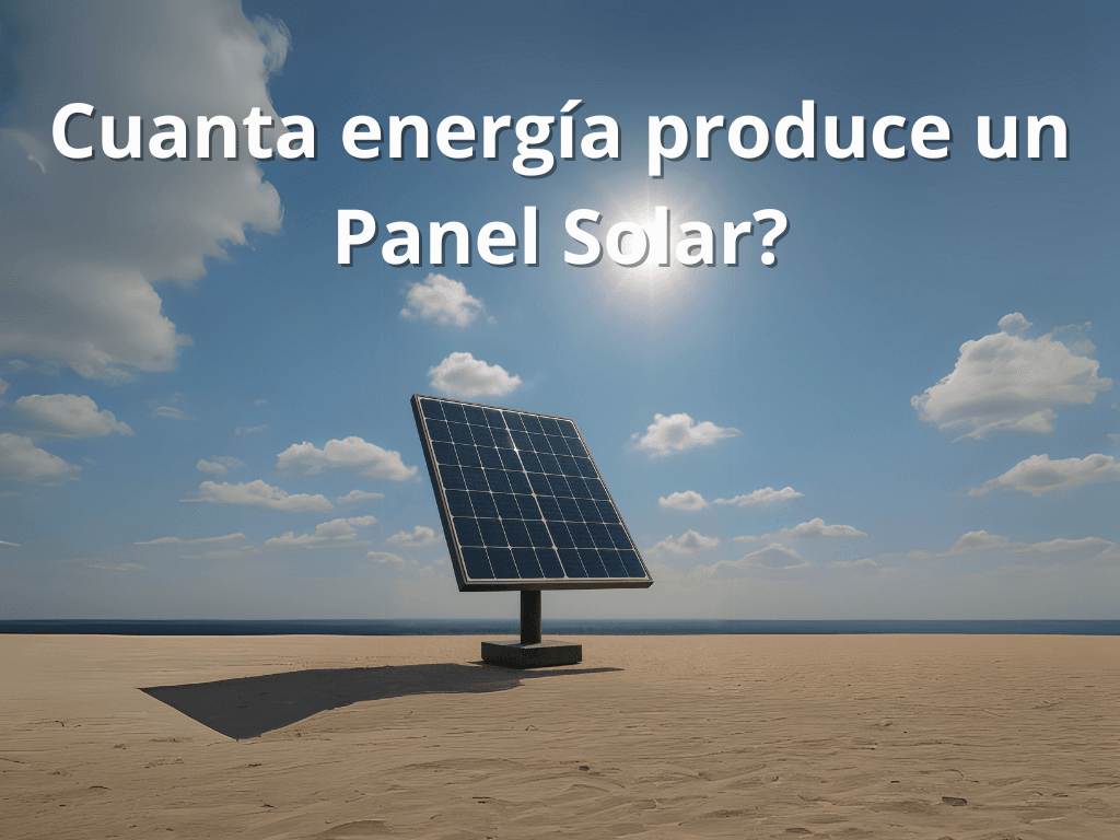 Cuánta energía produce un Panel Solar 1 cuanta energia produce un panel solar 1 Energía solar