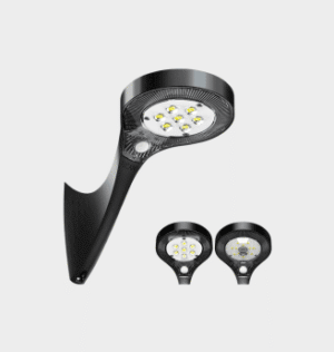 lampara solar metalica